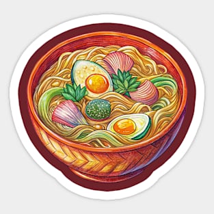 Japanese Anime Ramen Sticker